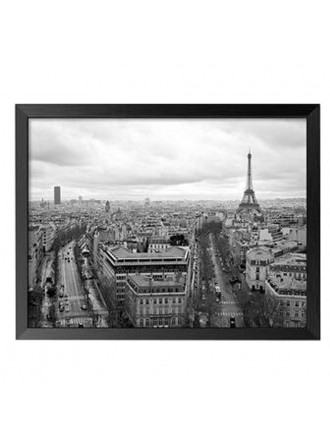 Fashion Durable Home Decor Picture Black and White Building Decor Painting for Wall Hanging, #21