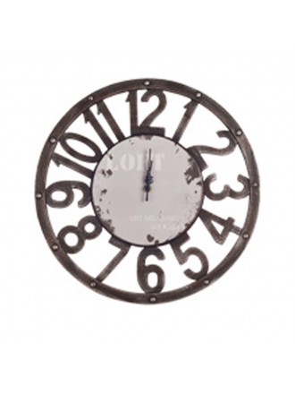 Personality Retro Wall Clock Adornment Bracket Clock Silent Bell Wall Decor K