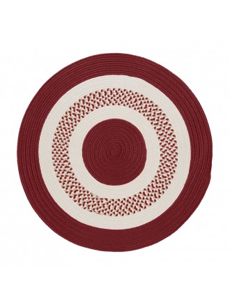Colonial Mills Flowers Bay Red 6' Round Rug