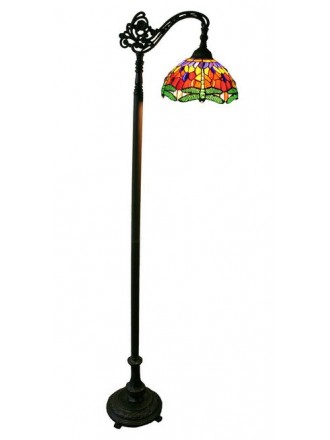Warehouse of Tiffany Red Dragonfly Reading Lamp