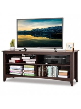 Contemporary TV Stand for up to 60-inch TV in Espresso Finish