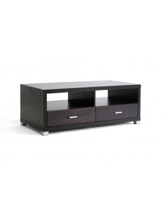 Baxton Studio Derwent Coffee Table with Drawers