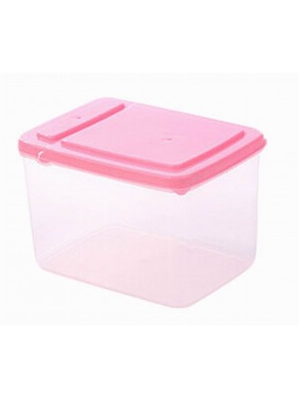 Set of 3 Practical Kitchen Storage Bins Cereals/Snacks Storage Canisters, Pink