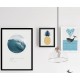 Nordic Small Fresh Wall Painting Decorative UnFramed Art Picture For Home, Whale