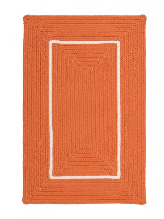 Colonial Mills Floor Decorative Doodle Edge - Orange 3' x 5' Rectangle Rug