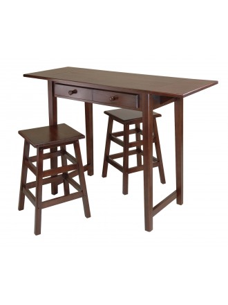 Mercer Double Drop Leaf Table with 2 Stools