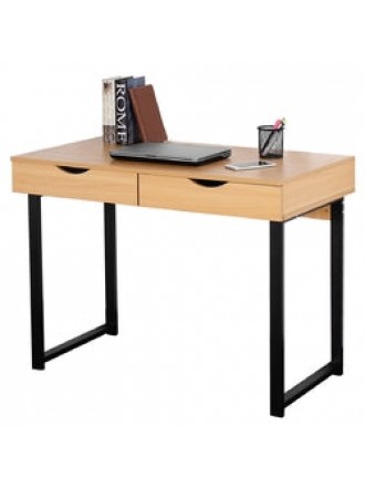 Modern Computer Desk with Two Drawers