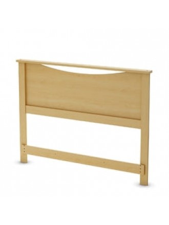 Full / Queen size Headboard in Natural Maple Light Wood Finish