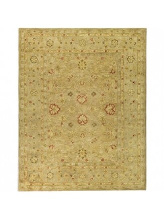 Handmade Majesty Light Brown/ Beige Wool Rug (9'6 x 13'6)